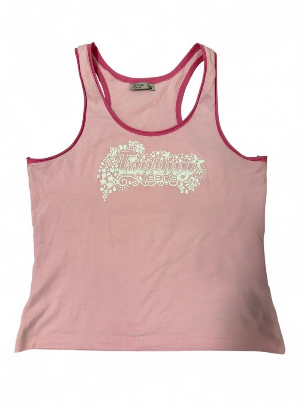 Y2K Pink Tommy Hilfiger tank top - Picture 2 of 7